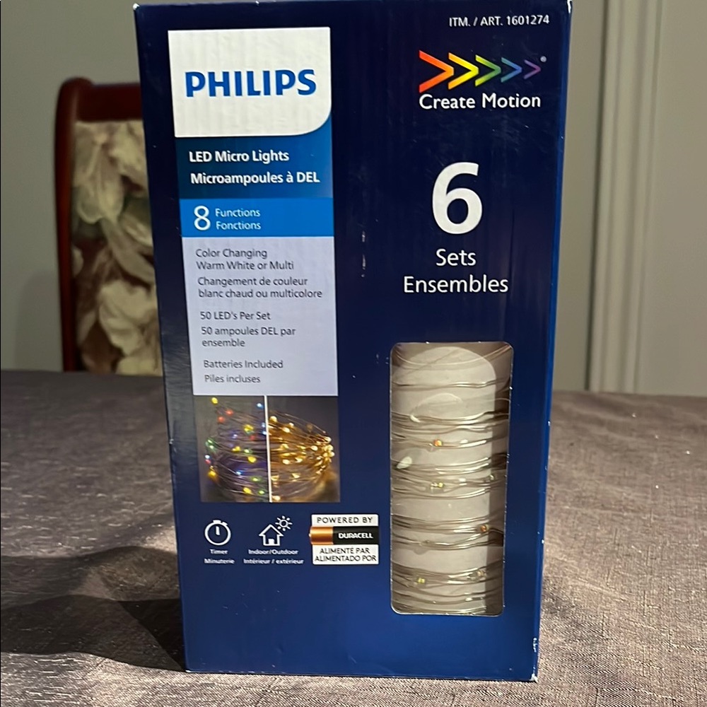 6 sets of Philips LED Micro Lights - Color Changing